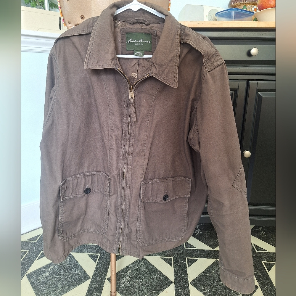Vintage Eddie Bauer Army Style Jacket LARGE